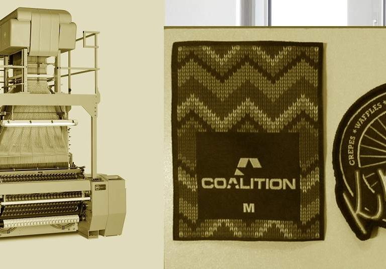 Woven label, also called computer weaving label